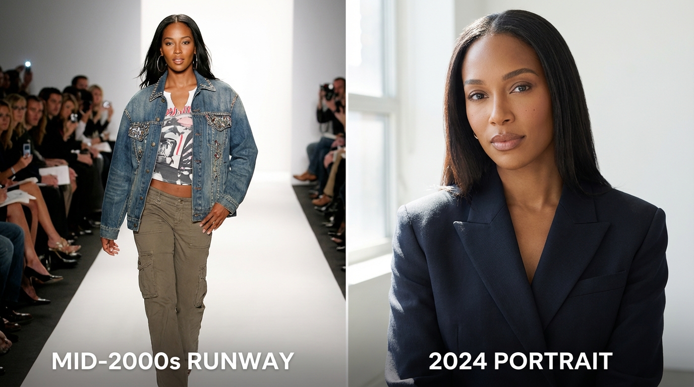 Miss J Alexander posing confidently in a stylish outfit during a public appearance