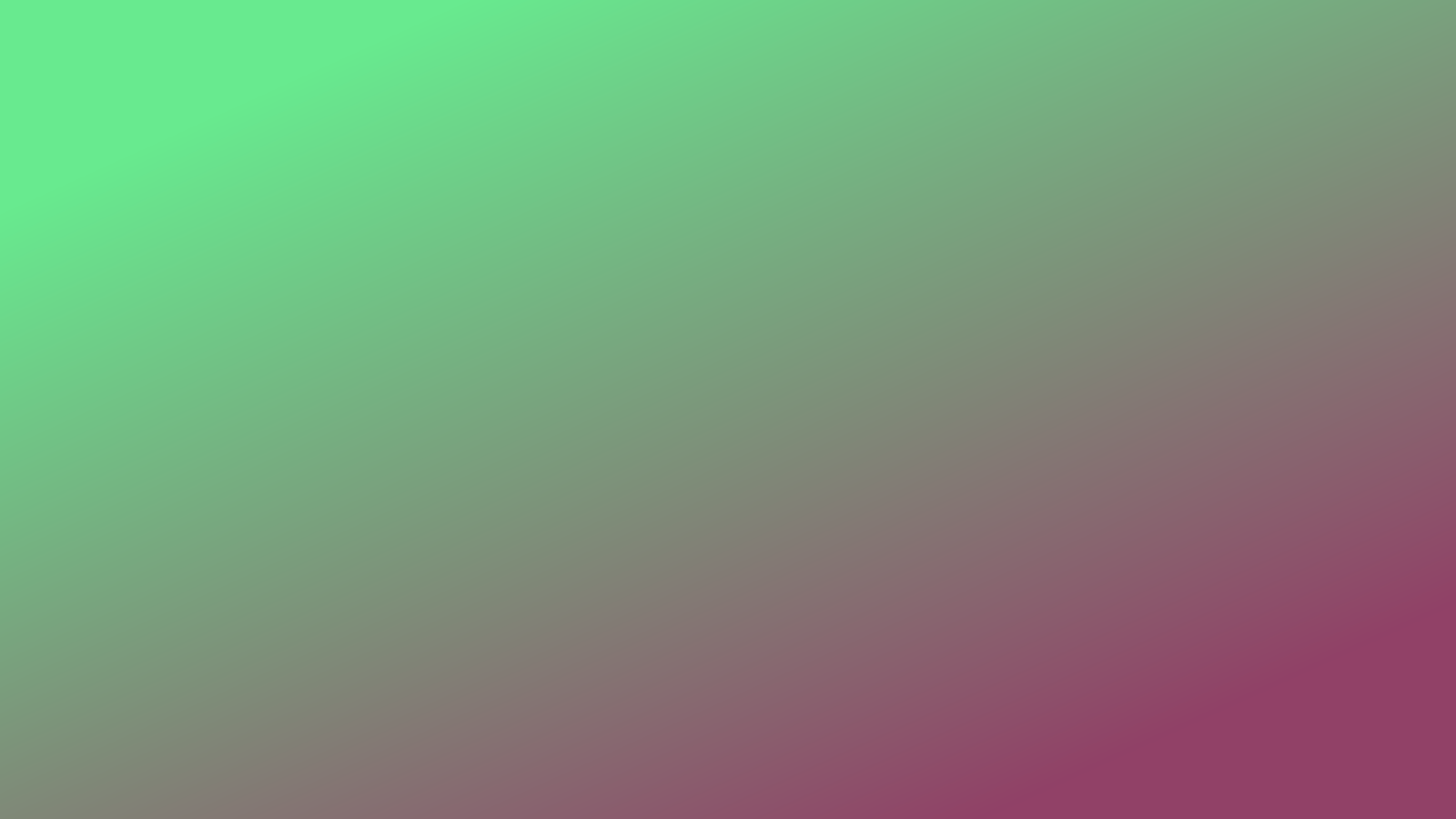 A hand wearing a branded pink and orange mitten holding an iced coffee cup against a snowy city background.