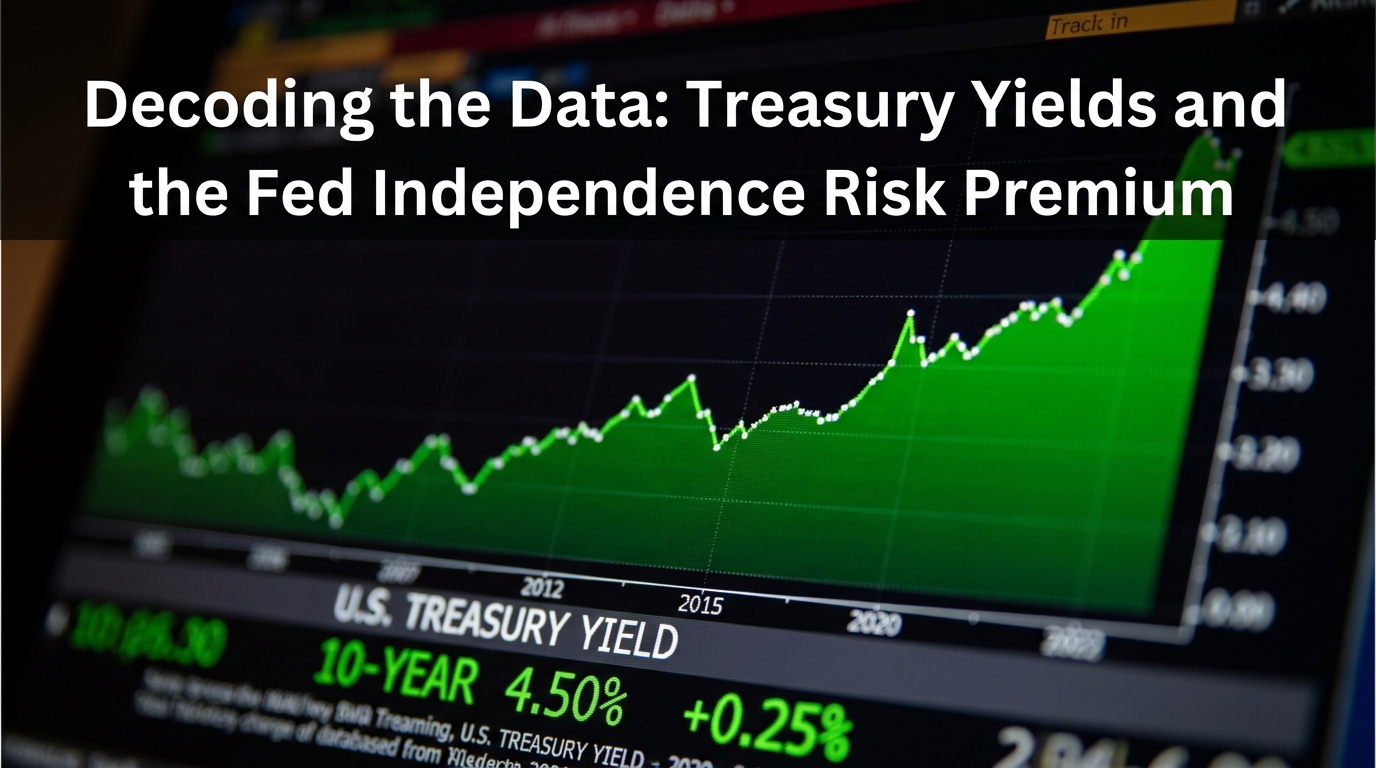 Macro close-up of a professional financial trading terminal screen showing a sharply rising line chart...